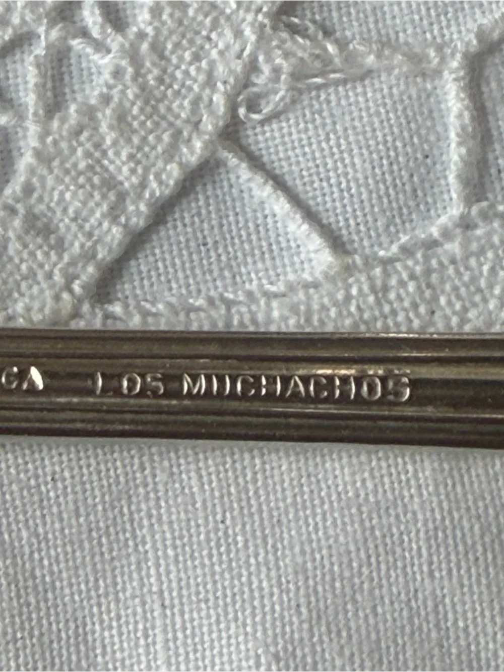 French Chinon vintage silverware Fork Alpaca Los Muchachos